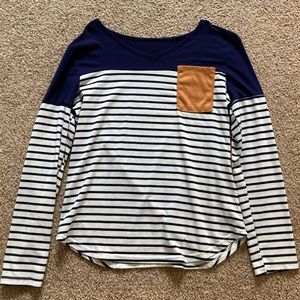Long sleeve striped shirt